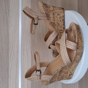 J.Crew Cork Wedge Sandals